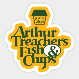 Arthur Treacher's Fish & Chips Sticker